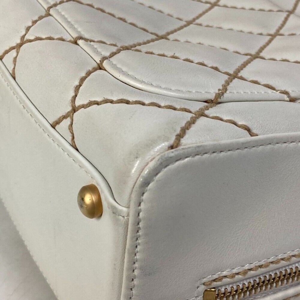 CHANEL CC CC Mark bag Wild stitch Vintage Mini Duffle Bag Shoulder Bag Hand Bag - Picture 7 of 16